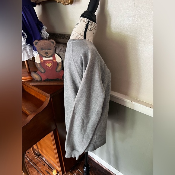 PUMA AUTHENTIC SPORTSWEAR HEATHER GREY SWEATSHIRT M - Picture 3 of 5